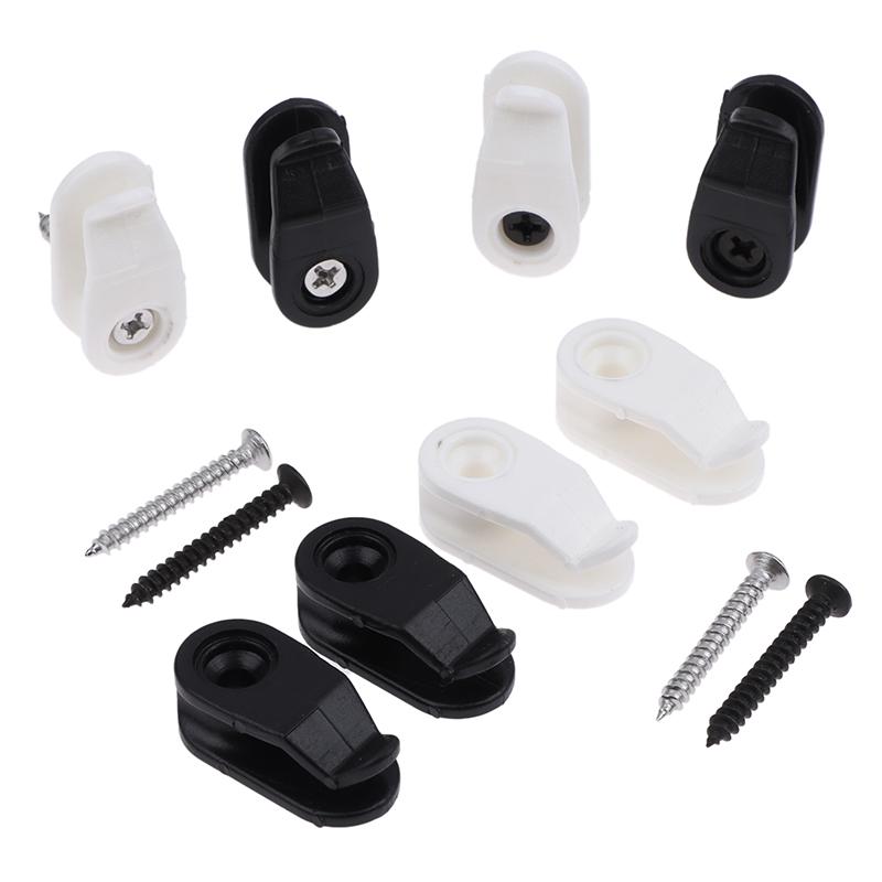 20Pcs Outdoor String Lights Clips Screw-In Plastic Hangers Lights Hanger Hooks For Plant Baskets String Lights Decoration