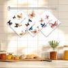 6PCS Multicolored Butterfly Swedish Dishcloths Kitchen Dish Towels Absorbent Dish Rags Eco-Friendly Washable Cleaning Wipe Cloth