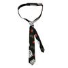 Zebra Leopard Print LOVE Poker 5cm Tie with Unisex Shirt - Versatile, Customizable 