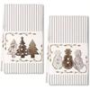 1pc/2pc/4pc/pack Christmas Scrub Sponge Creative Kitchen Dish Cloth Festive Cleaning Decor for Home & Table Kitchen Dish Towel Xmas Cleaning Supplies