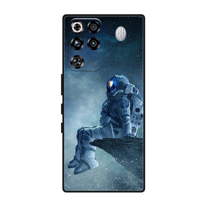 Case For Nubia Red Magic 11 Pro Plus Case Cool Silicone Protective Cover for Red Magic 11 Pro+ 5G Bumper Fundas Black Coque