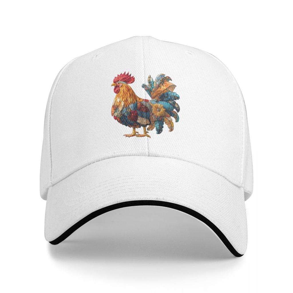 Unisex Baseball Hats Lifelike Rooster Denim Chicken Outdoor Streetwear Summer Sports Baseball Caps Hip Hop Cap Casquette Hats