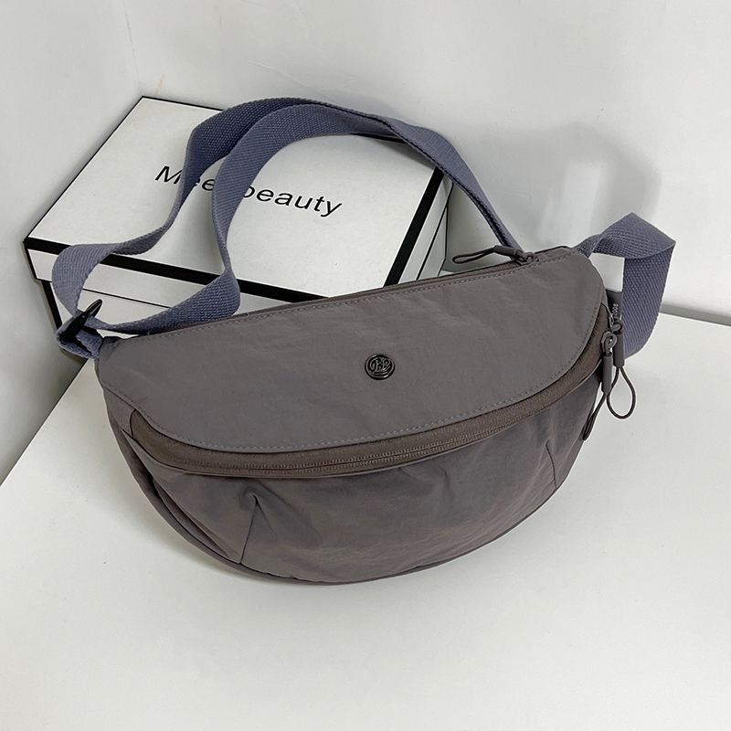 

Genuine Bobu Cloth Bag Men s and Women s 2025 New Crossbody Bag Lightweight Nylon Shoulder Bag Casual Canvas Bag Vanilla Cream