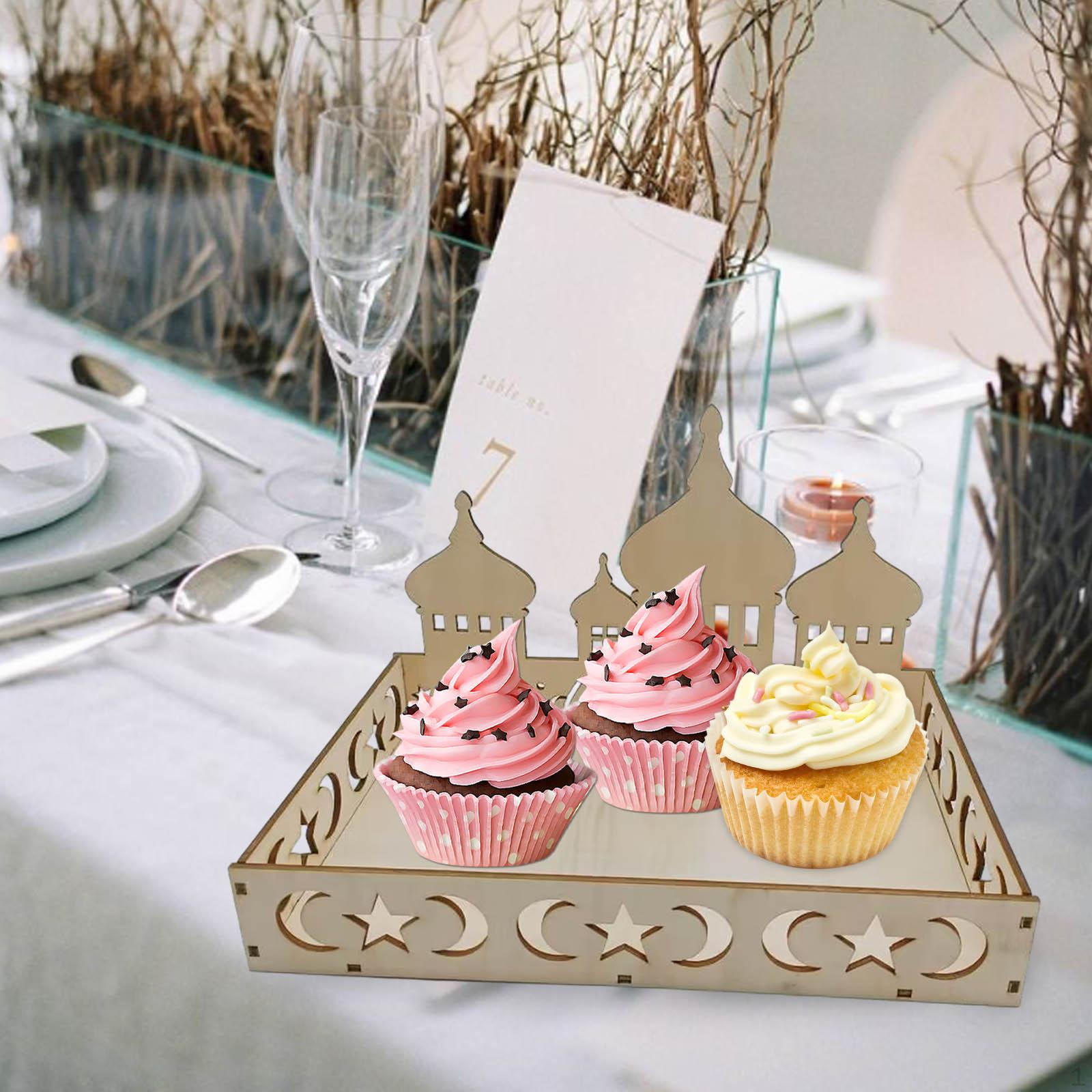 Ид украшения исламский поднос Рамадан DIY сервировка десертная тарелка праздничные