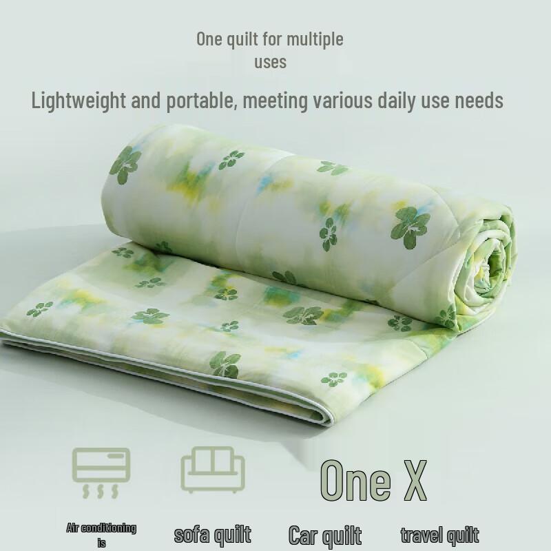 Qing Ran Ganzjahres-Zwei-in-Eins Strickdecke