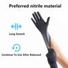 Disposable Nitrile Gloves Black Powder Free Rubber Gloves Food Service Cleaning Household Pet Car Repair Work Mechanical Gloves