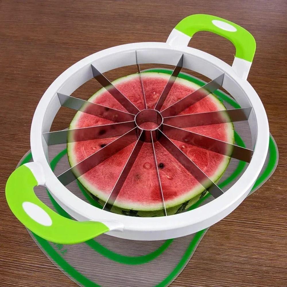 Handheld Watermelon Slicer Stainless Steel Fruit Separator Watermelon Cutting Tool  Cooking Tools