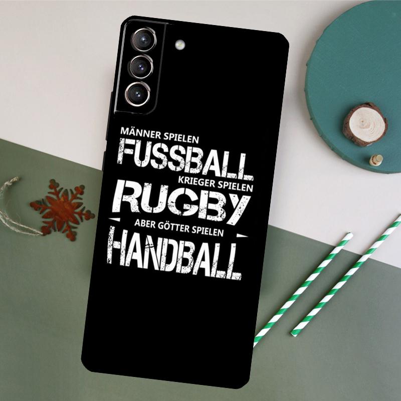 Play Handball Quotes Phone Case For Samsung Galaxy S26 S23 Ultra S20 S21 S22 S24 S25 Plus S10 S25 FE Back Cover