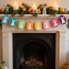 Cartoon Easter Banners Wall-mounted Cute Easter Felt Egg Banners Simple Non-woven Fabric Easter Party Bunny Decorations