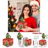 Christmas Party Decor Gift Box With Green Grinch Theme For Holiday Celebrations