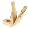 2-in-1 Wooden Tostones Plantain Press Banana Smasher Maker Foldable Potato Grinder With Handle Reusable Kitchen Tool