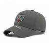 Fashion Baseball Cap Men Women Trucker Cap Male Outdoor Sun Hat Tiger Head Embroidery Peaked Visor Summer Fishing Hat Unisex