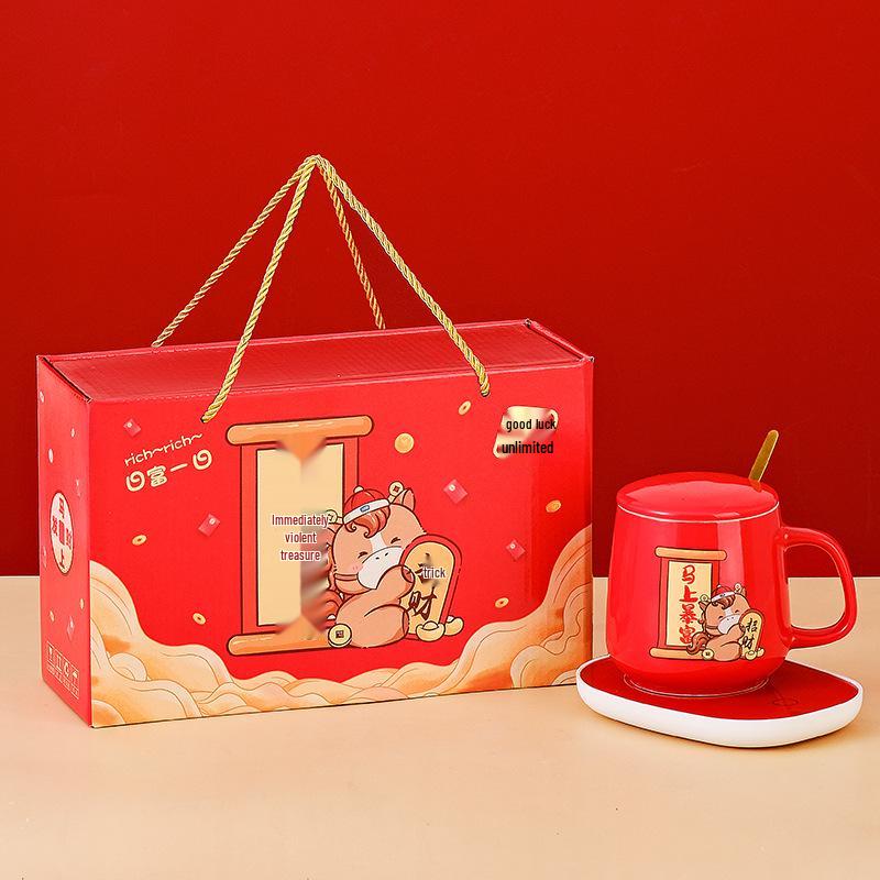 55° Temperature-Regulating Ceramic Coffee Mug Gift Set