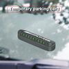 1Pcs Car Temporary Parking Card Sticker Phone Number Card Plate For Mercedes-Benz AMG C500 C200 C300 A B C E GLA CLA GLK GL ML GLE W204 W205 W203 W211