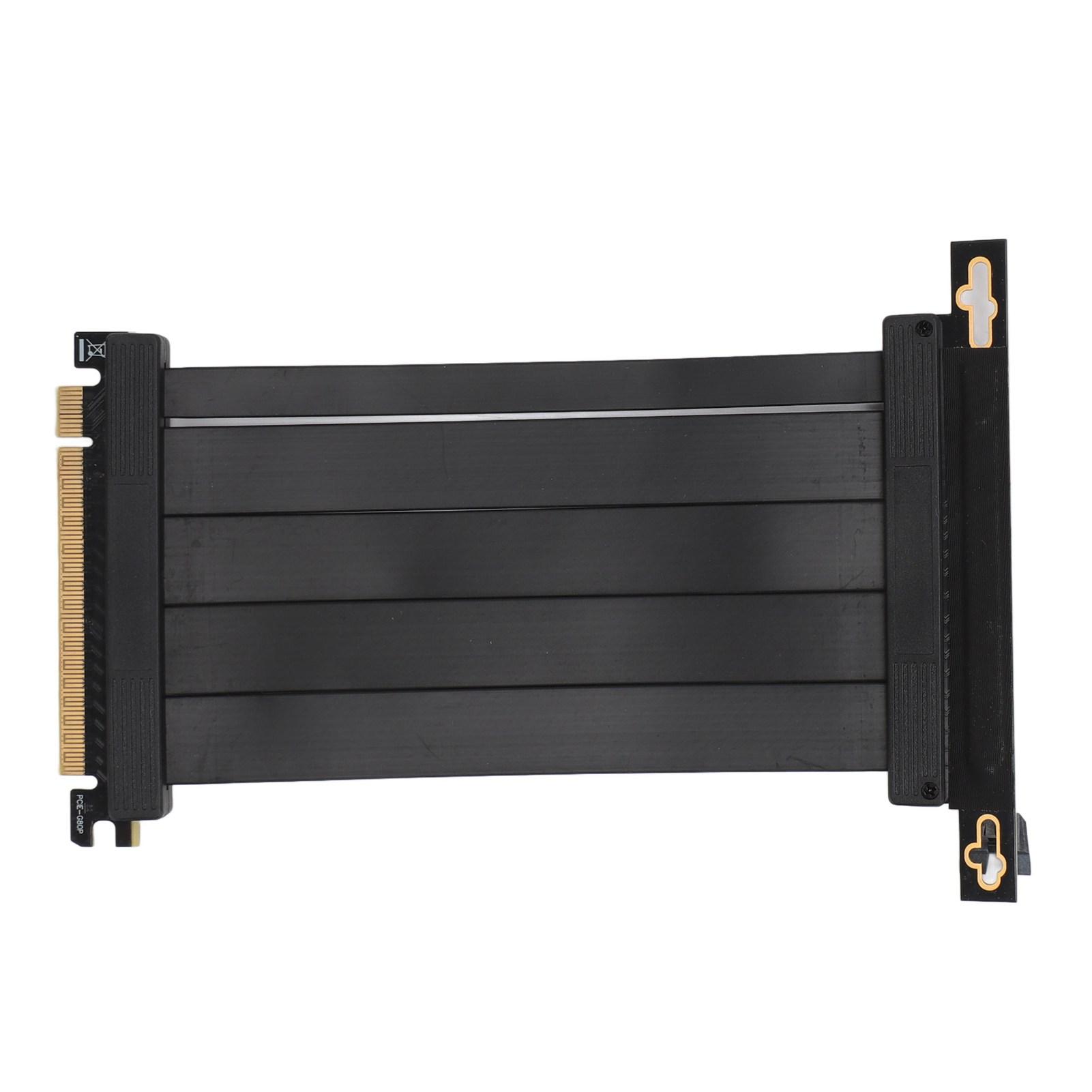 

PCIE 4.0 X16 Extender 90 Degree 26GBs 5.9-дюймовый экранированный позолоченный удлинительный кабель для графического процессора