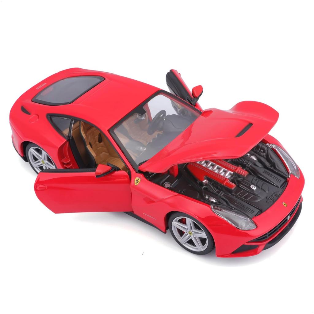 Bburago 1/24 Scale Ferrari F12 Berlinetta Red / Diecast Model Car, Finished Product, 18-26021