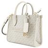 Michael Kors Mirela Small Handbag 35F2G7ZC5B 2WAYShoulder Signature White PVC Women Used