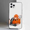 Anime C-Chainsaw Man Phone Case For iPhone 17,16,15,14,13,12,Pro,Max,Plus,E,SE4,Air,Mini Black Soft Box