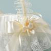 Wedding Flower Girl Basket Wedding Ceremony Decoration White Flower Girl Basket Lightweight for Wedding Reception Table
