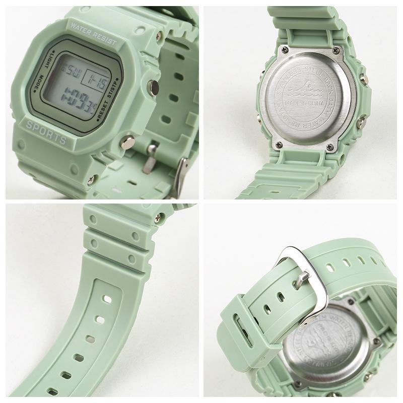Trendy Influencer Sport LED Waterproof Watch for Students