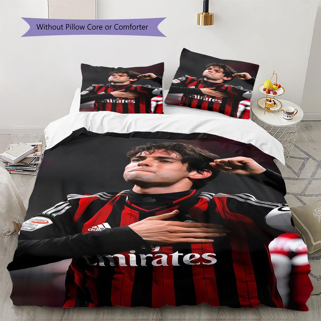 Biancheria da letto con motivo Kaka Decorazione per la casa Regalo di compleanno (1 * copripiumino + 2 * federa, senza nucleo),merchandising per fan.