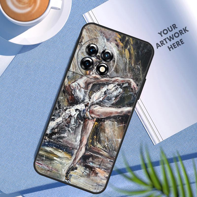 Swan Dance Ballet Case For OnePlus Nord N200 N100 Nord 3 2T CE 2 Lite OnePlus 12 11 10 Pro 10T 10R 12R Cover