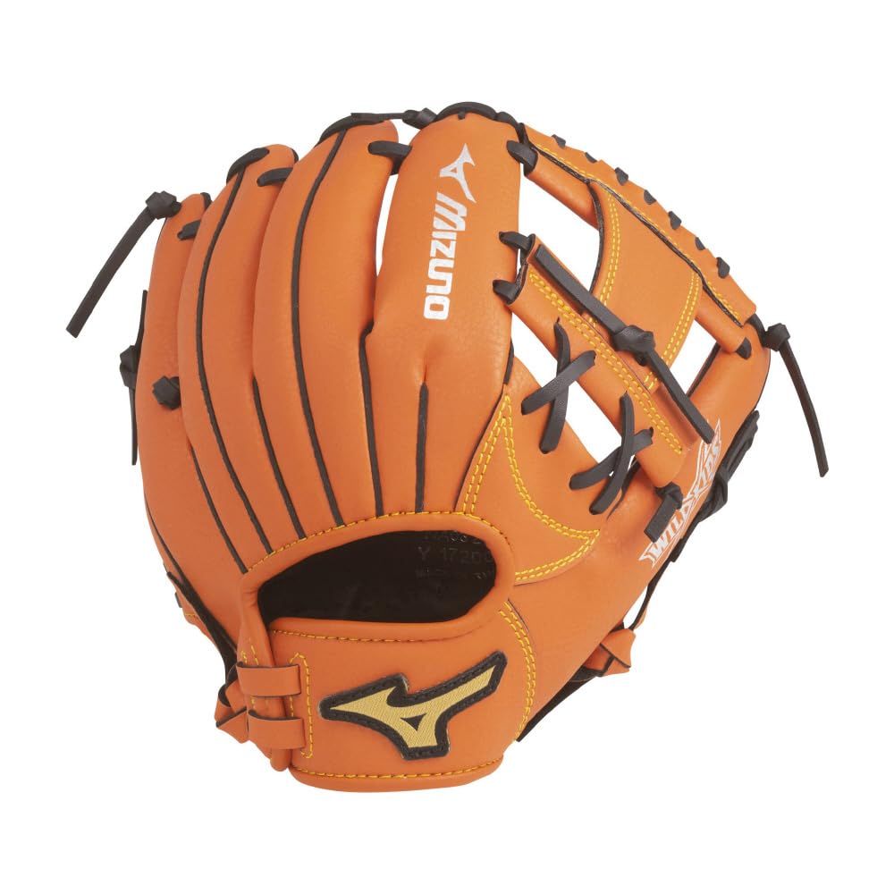 Mizuno Youth Baseball Softball Glove WILD KIDS 5S Clear Orange