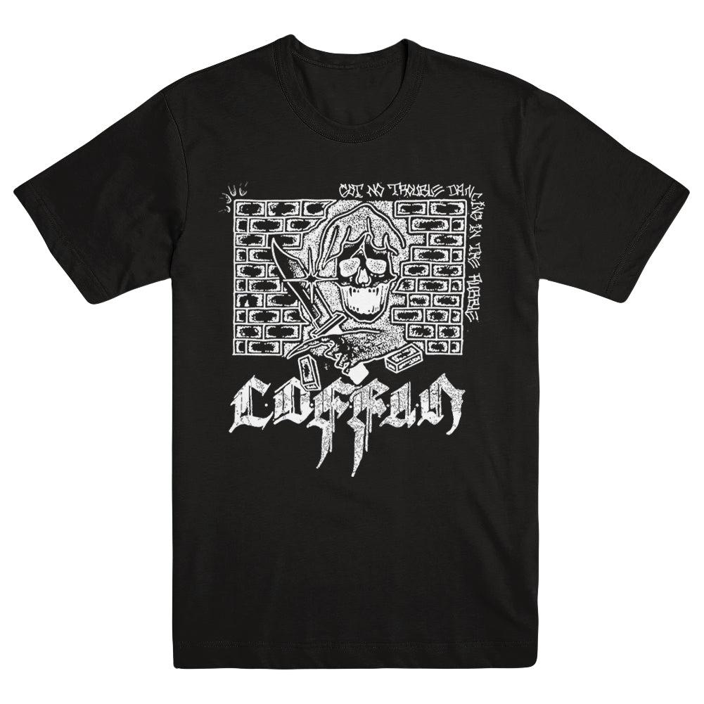 C.O.F.F.I.N. Koszulka z zespołem Bawełniana Koszulka Graficzna Unisex Damska Letnia Streetwear