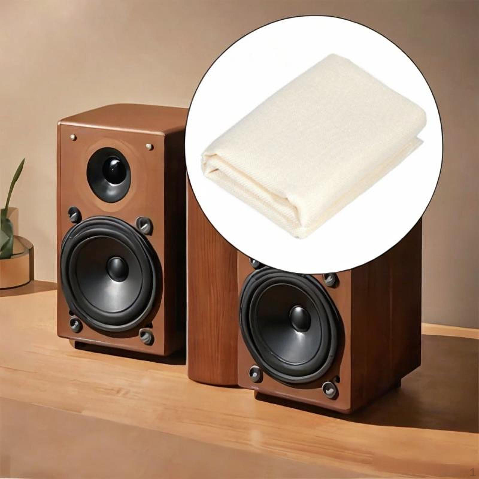 

Speaker Mesh , Stereo Box 145 Cm X 50 Cm, Replacement for Media Cabinets Milky