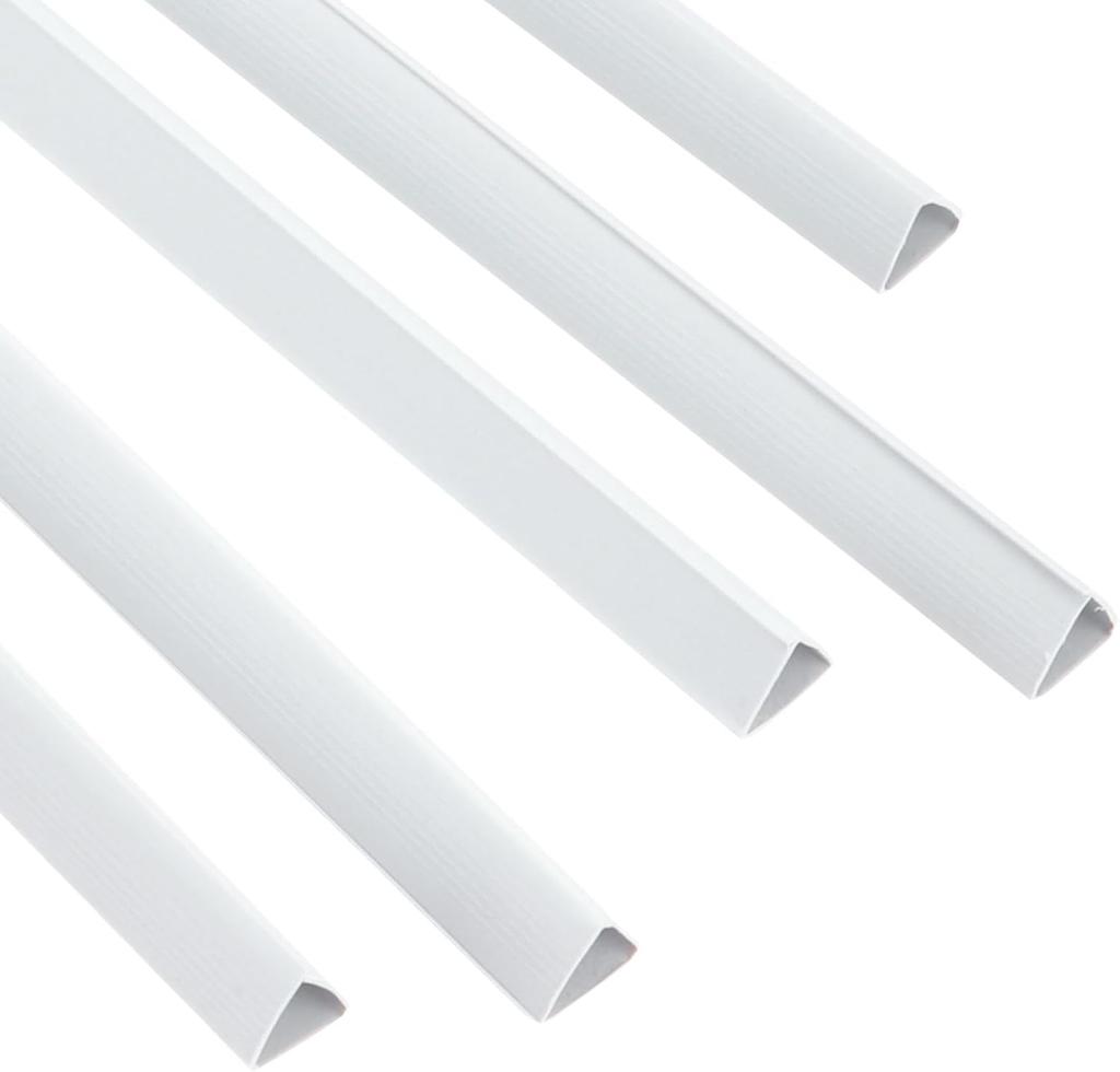 100Pcs Binding Bars, 10mm Binding Bars Slide Grip 70 Sheets Capacity A4 Size Report Binder Presentation for Report Cover Resume