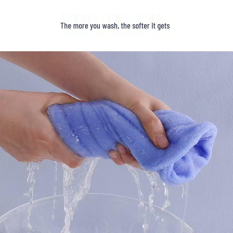 Thickened Coral Fleece Hair Towel for Women - Bath, Wash & Wrap