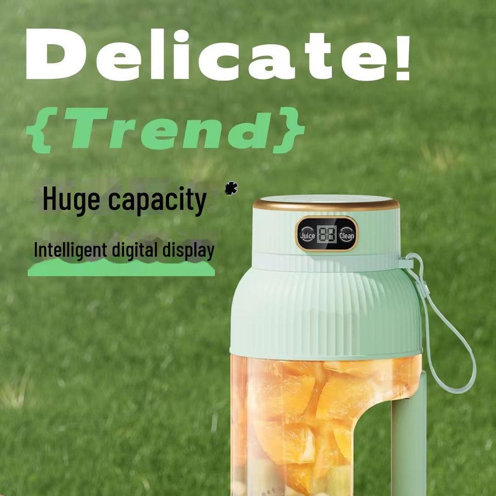 Wireless Intelligent Juicer: Portable, Large-Capacity Electric Juice Crusher Cup