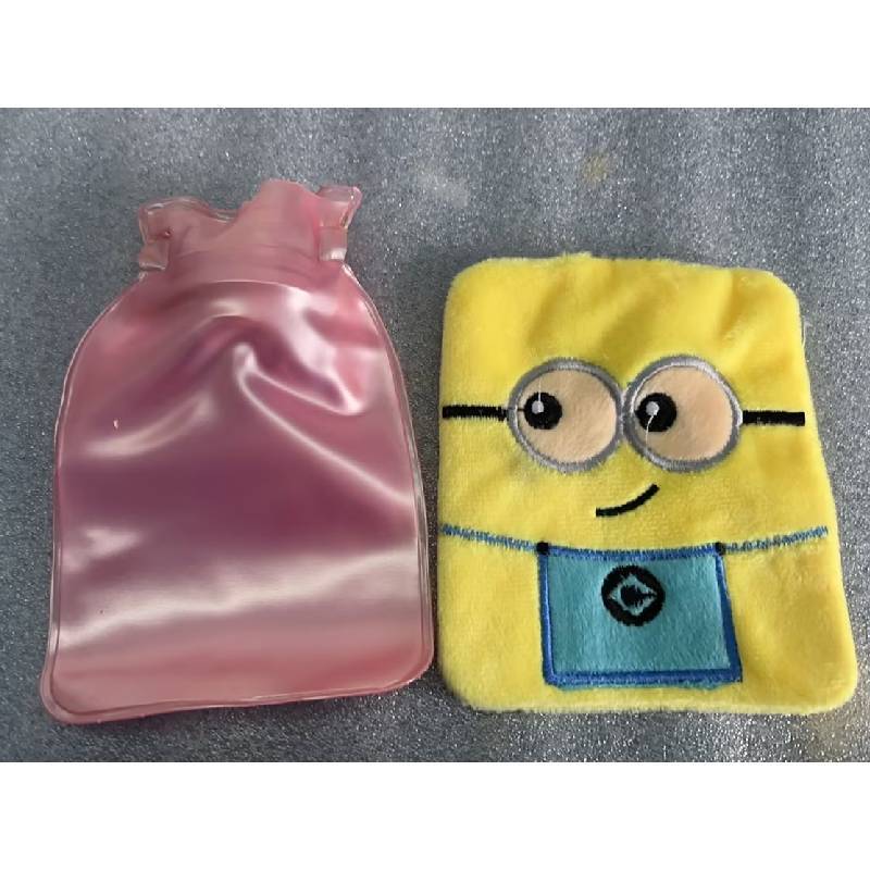 Mini Cartoon Hot Water Bottle With Double Layer Pvc For Winter Hand Heating And Travel Use