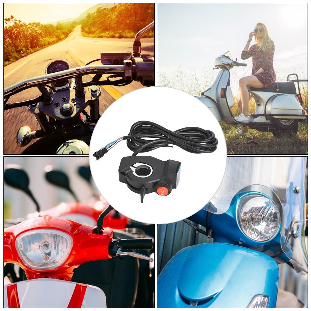 E Bike Thumb Throttle LCD Display Digital Battery Voltage Power Switch for Electric Vehicle