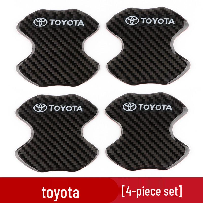 Hot Seller: Trendy Unlimited Carbon Fiber Car Anti-Scratch Door Bowl Sticker