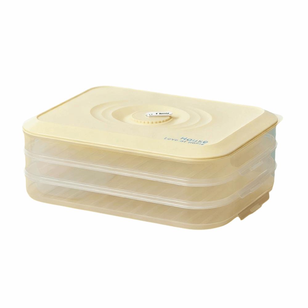 Stackable Dumpling Storage Box Fresh-Keeping Frozen Dumpling Storage Box Refrigerator