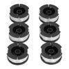 6Pcs Line Spool Replacement 30ft / 9.1m 0.65in AF?100 for BESTA510 BESTA512 BEASE620 String Trimmer