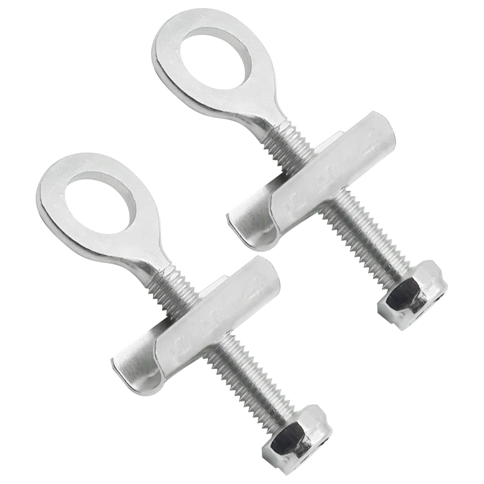 Aoling Chain Adjuster for Motorcycle, 49CC Moped, Plated Shiny 2