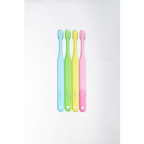 

Cupid Flat-Hole Toothbrush for Baby Teeth and Children, 12-Pack, Assorted Colors