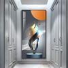 Moderno astratto cervo dorato luce linee di lamina di lusso poster stampe su tela pittura arte della parete per soggiorno decorazioni per la casa Cuadros