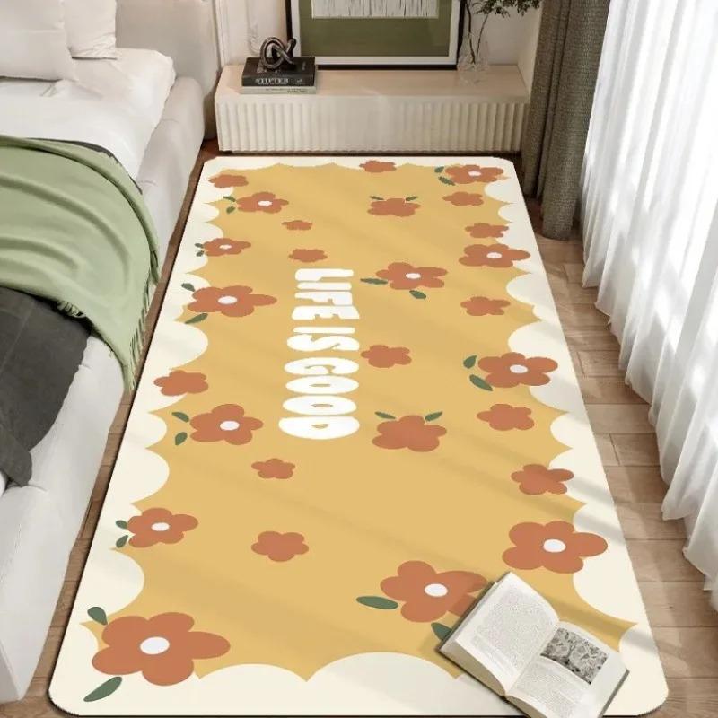 Flower Pattern Carpet Mat Rug Home Decoration Just Relax Non-Slip Floor Mat for Bedroom Living Room Carpets for Living Room