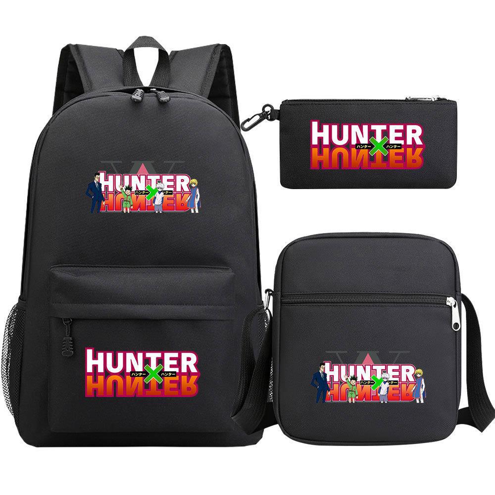 Animation, Full-Time Hunter, Young Students, School Bags, Men'S And Women'S Leisure Travel, Backpacks, Trendy Computer Bags