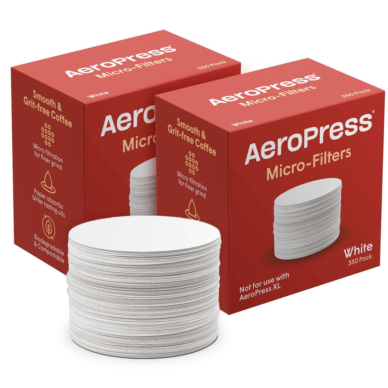 

Aerobie AeroPress Replacement Coffee 700 Filters, Filters, White, FBA_578300-81R24 [Used] белый