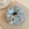 Multilayer Large Lace Hair Tie Sweet Exaggerated Hair Ring Fashion Plaid Scrunchies  Daily