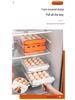 Caja de Almacenamiento de Huevos Transparente de Doble Capa para Refrigerador