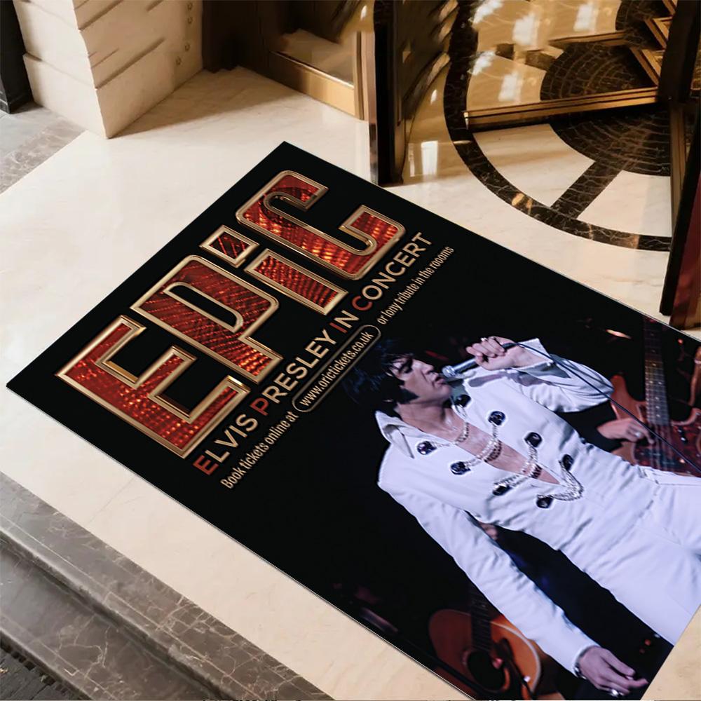 John Lennon Union Jack Guitar Floor Mat Design for Bedrooms Dormitory Study room Decorate room Anti-slip Rug Anime Office Decor Gift for Festivals