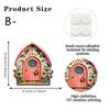 Fairy-tale Cottage Wooden Door, Garden Wall Decorations, Corner Ornaments, Courtyard Landscaping, Miniature Landscape, Atmosphere Effect