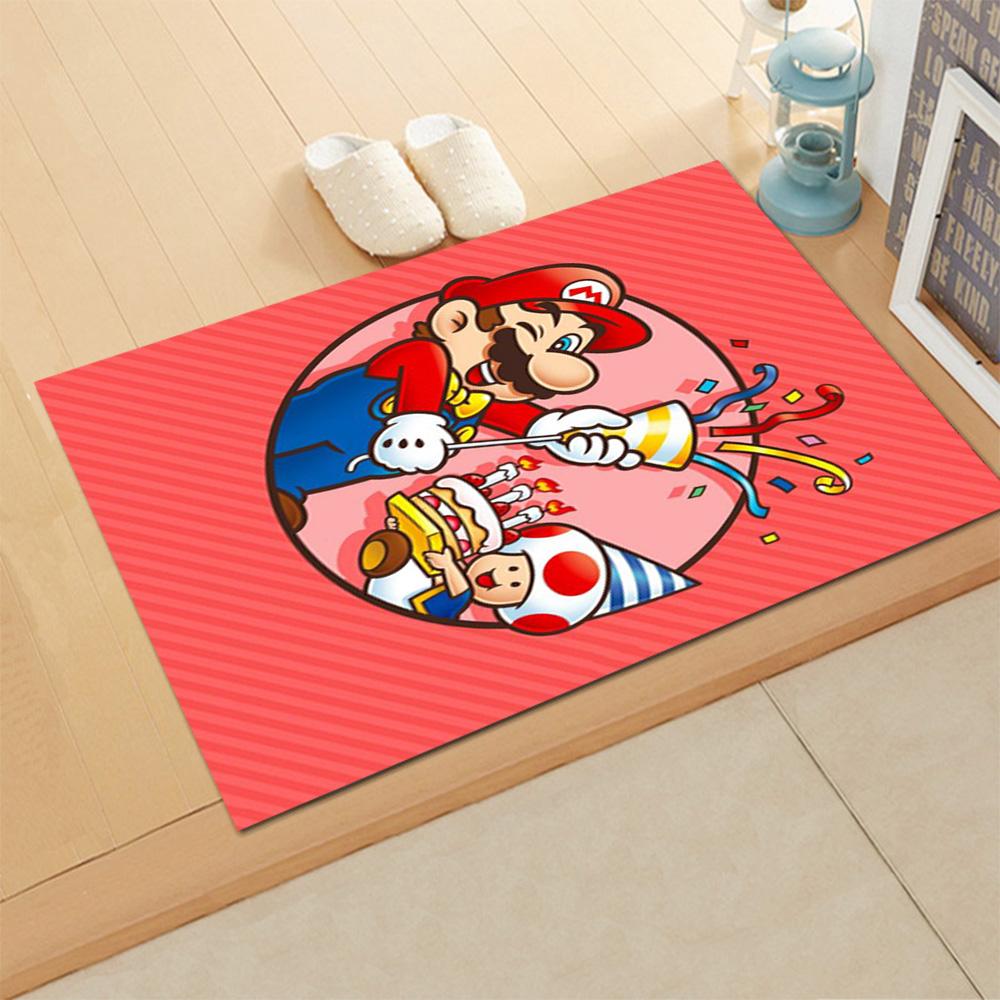 Super Mario Adventure for Living Room Rug, Bedroom, Study Room, Hallway Decoration, Perfect for Home Decoration or Holiday Gifts