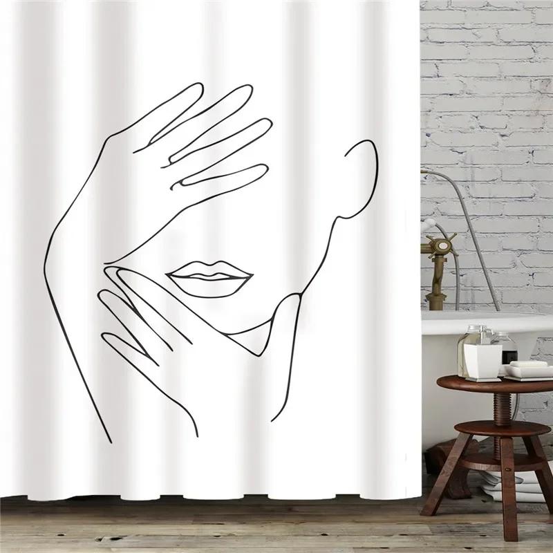 Giraffe With Colorful Glasses Shower Curtain Fashion Simple Design Home Decorative Curtains For Bathroom Art Painted Decor Cloth