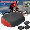 Wide Large Bicycle Saddle Nose Free Sporty Soft Pad Bike Saddle Seat for Exercise Cruiser Mountain Bikes